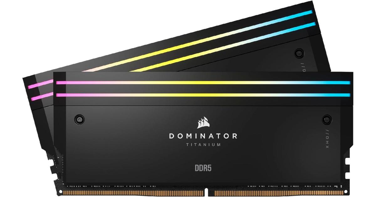 CORSAIR RAM 7200MT RGB memory module for desktop computer upgrades