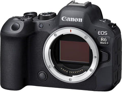 Canon EOS R6 Mark II Mirrorless Camera with PIXIBYTES Microfiber Cleaning Cloth (Camera Body + Basic Bundle)