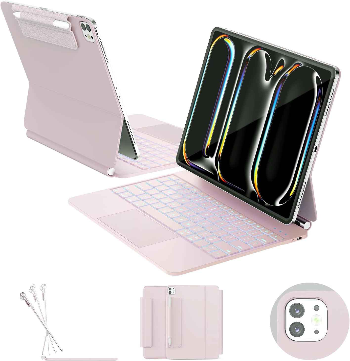 GENERIC for iPad Pro 13 - inch Case with Keyboard (M5/M4, gaming keyboard