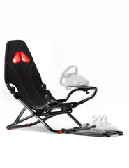 RACGTING Racing Simulator Cockpit for G920 G29 G923, Foldable Racing Simulator for Thrustmaster T248X T248 T300 T150 458 TX Xbox PS5 PS4 PC (Black)