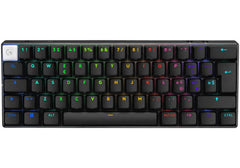 Logitech G PRO X 60 LIGHTSPEED 60% Wireless Gaming Keyboard, LIGHTSPEED, BT & USB-C Connection, Up to 65H Battery, LIGHTSYNC RGB Lighting, GX Tactile Optical Switches with US ENG Layout, Black