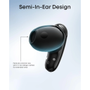 Anker Liberty Buds – Adaptive ANC, Semi‑In‑Ear Comfort with Secure Fins, Spatial Audio, AI Translation, 4‑Mic Clear Calls, 30H Battery Life, Black - 18 Month Warranty