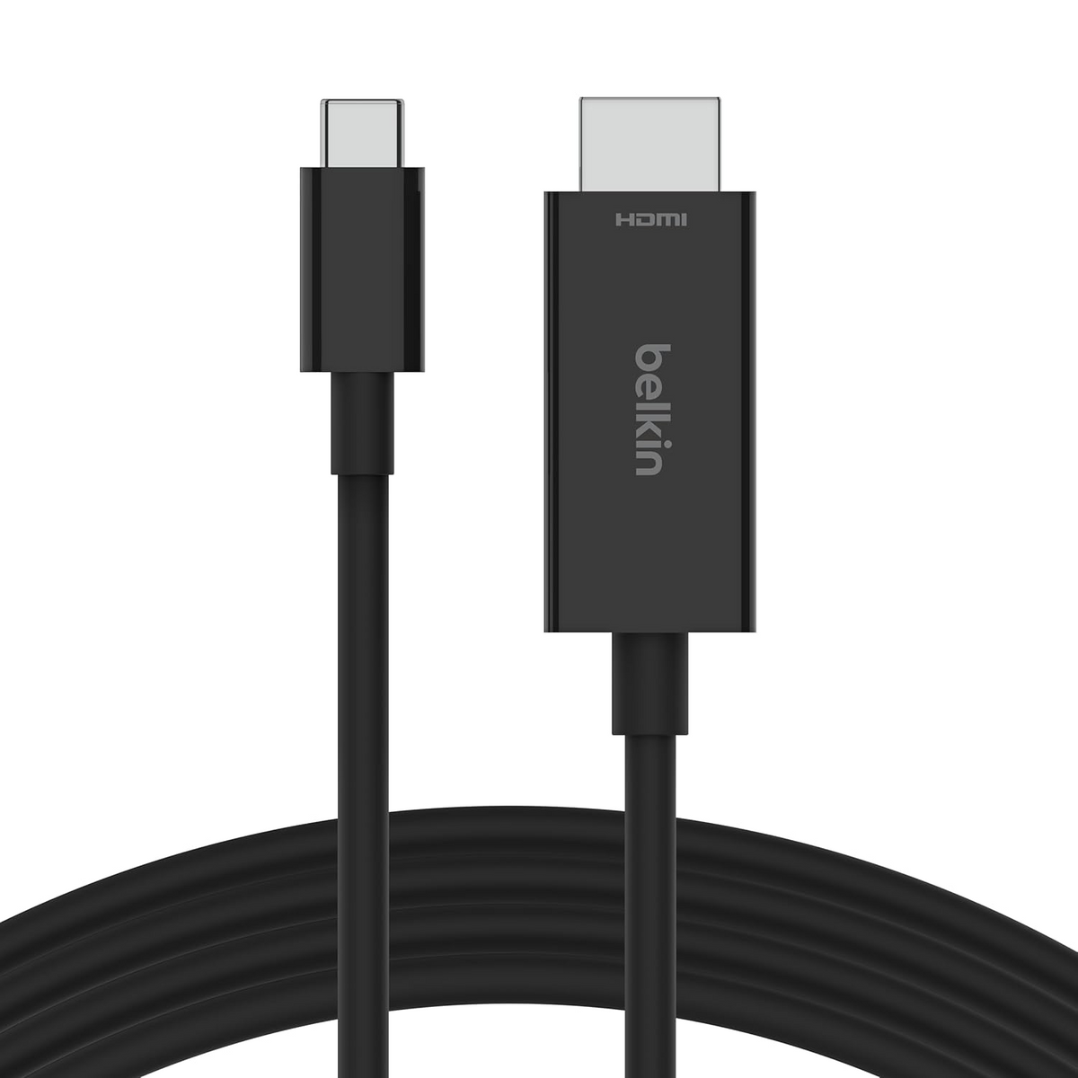 Belkin CONNECT USB-C TO HDMI 2.1 Cable, Supports resolutions up to 8K 60Hz and HDR10+, Supports HBR3, DSC,HDCP 2.2 for iTunes/Netflix