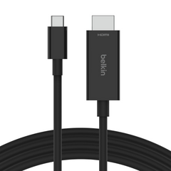 Belkin CONNECT USB-C TO HDMI 2.1 Cable, Supports resolutions up to 8K 60Hz and HDR10+, Supports HBR3, DSC,HDCP 2.2 for iTunes/Netflix