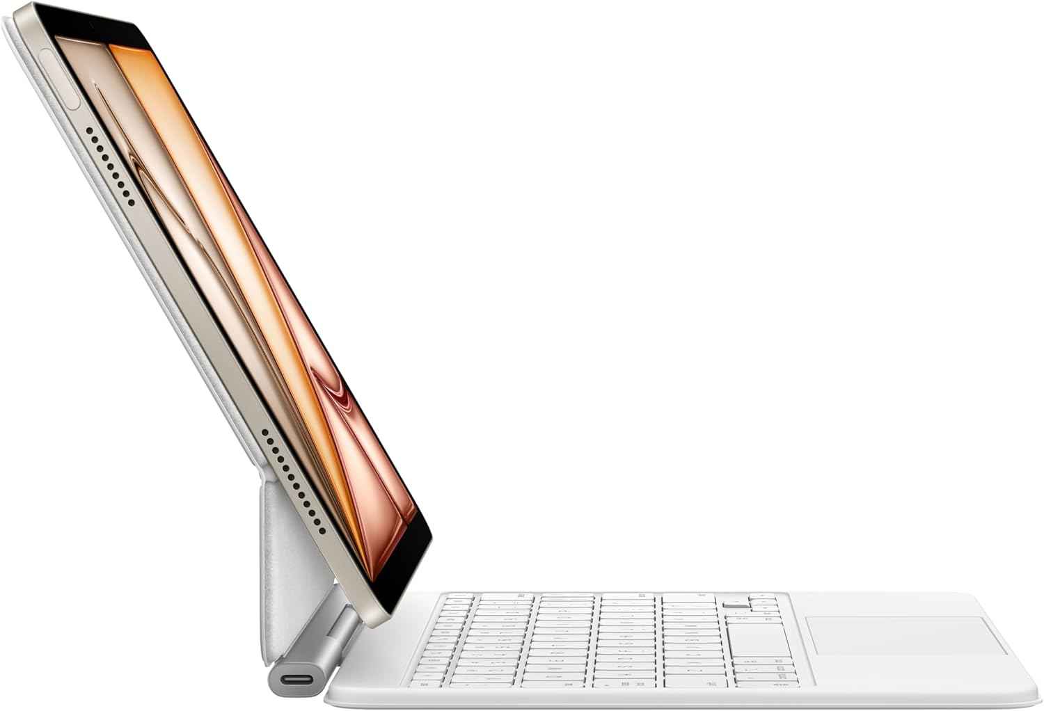 Magic Keyboard: Keyboard and Case for iPad Air 11-inch (M2, M3, and M4) and iPad Air (4th and 5th Generation), US English — White