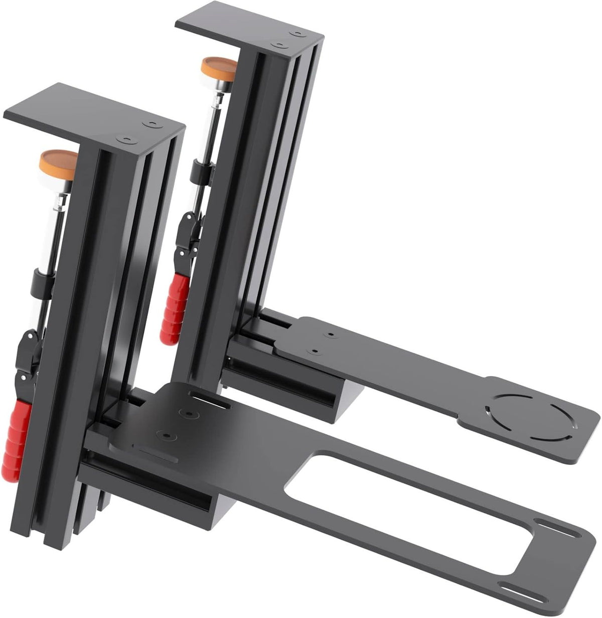 Set of 2 Hotas Desk Mount for The Flight Sim Joystick Mount Compatible with Thrustmaster Warthog/WinWing Orion 2,Adjustable height and position Hotas Mount,Flight Joystick Mount