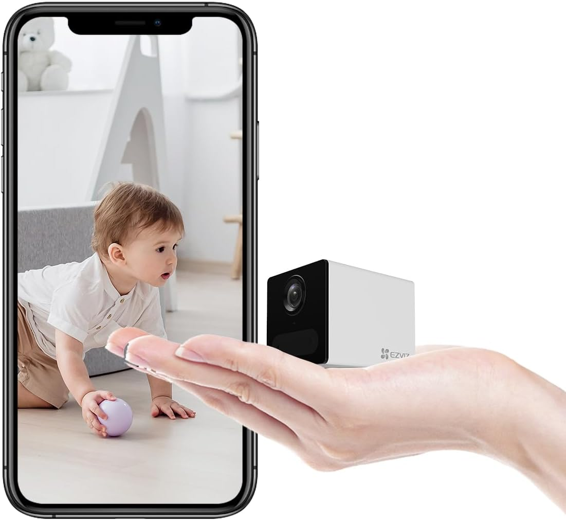 EZVIZ CB2 Wi-Fi Smart Home Battery Camera - White