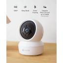 EZVIZ H6c G1 2K Indoor Pan & Tilt Wi-Fi Security Camera (CS-H6c-R105-1J4WF), Intelligent Surveillance Camera with Night Vision Works with Alexa & Google Home