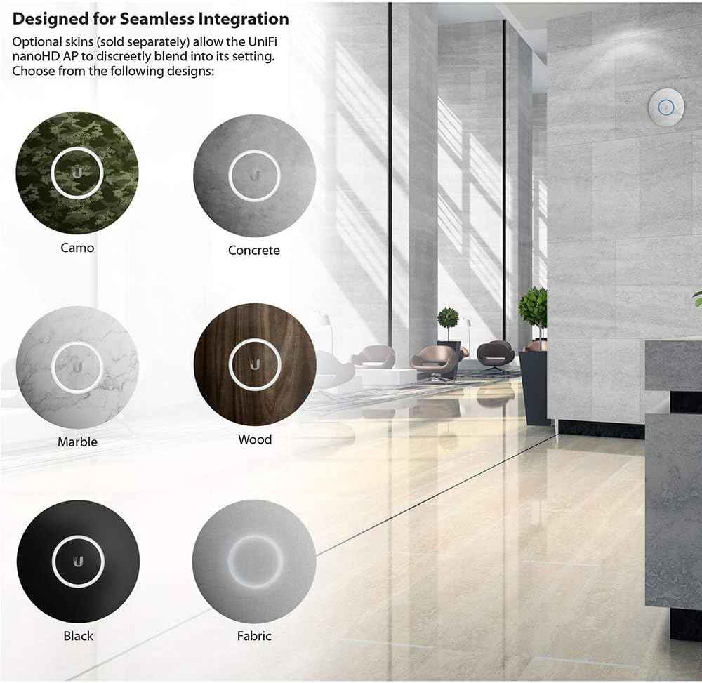 Ubiquiti UniFi nanoHD Compact 802.11ac Wave2 MU-MIMO Enterprise Access Point ( UAP-NANOHD-US)