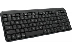 Logitech K250 Bluetooth Keyboard with Numpad, Easy Connectivity, Compact Wireless Keyboard Made with Recycled Plastic, Spill-Resistant, Comfortable Keys - Windows/MacOS - Graphite