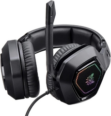 Onikuma K10 Wired RGB Gaming Headset - Black