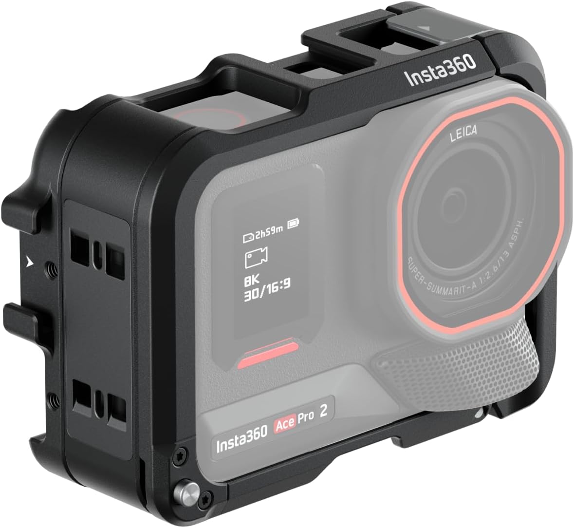 Utility Frame for ACE PRO and ACE PRO 2 Action Cameras, Black
