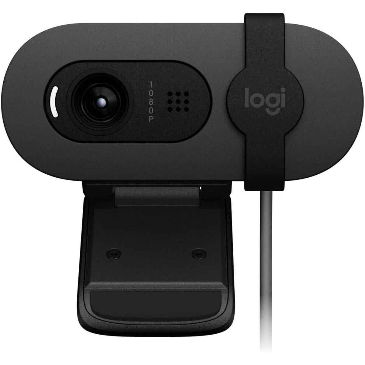 Logitech Brio 105 Full HD 1080p Business Webcam with Auto-Light Balance, USB-A, Privacy Shutter, Easy Set-Up, Compatible with Windows, macOS, ChromeOS - Graphite | Brio 105 |