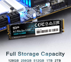 Silicon Power 512GB NVMe M.2 PCIe Gen3x4 2280 SSD (SP512GBP34A60M28)