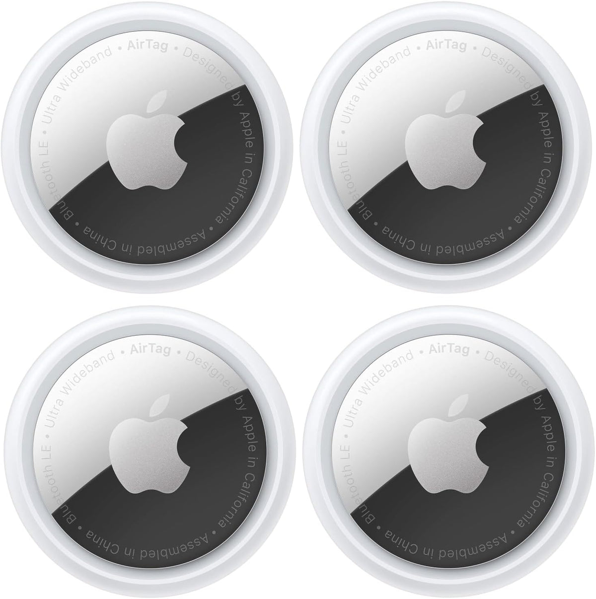Apple AirTag Tracking Device, 4-Pack