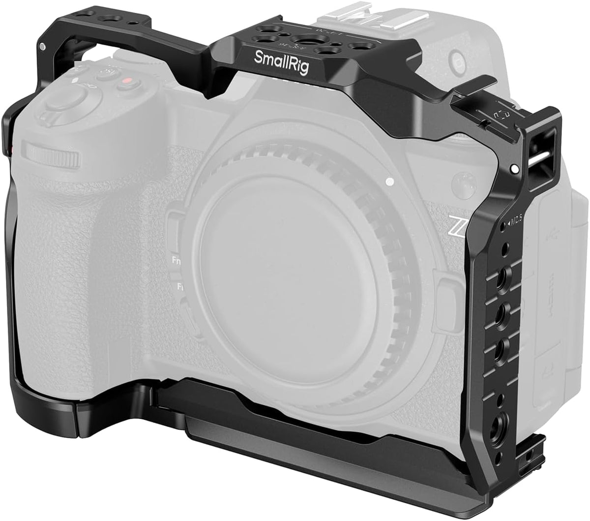 Z6 III Camera Cage for Nikon Z6 III, Aluminum Alloy Camera Full Cage with Anti-Twist Design, Quick Release Plate for Arca-Swiss - 4519
