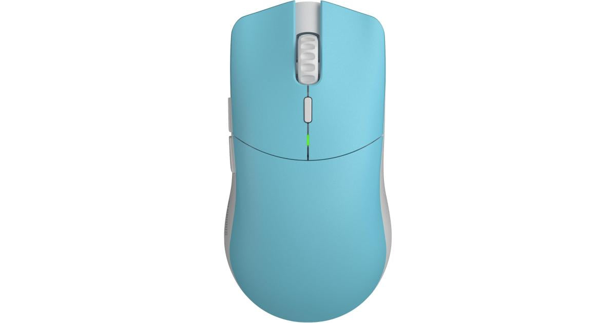 Glorious Forge Model O PRO Wireless (Blue Lynx) 2.4Ghz + Wired Gaming Mouse 55g Lightweight , 19K DPI w/6 Programmable Buttons, Up To 80-Hour Battery