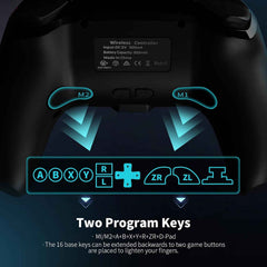 RGB wireless gamepad for computer setup