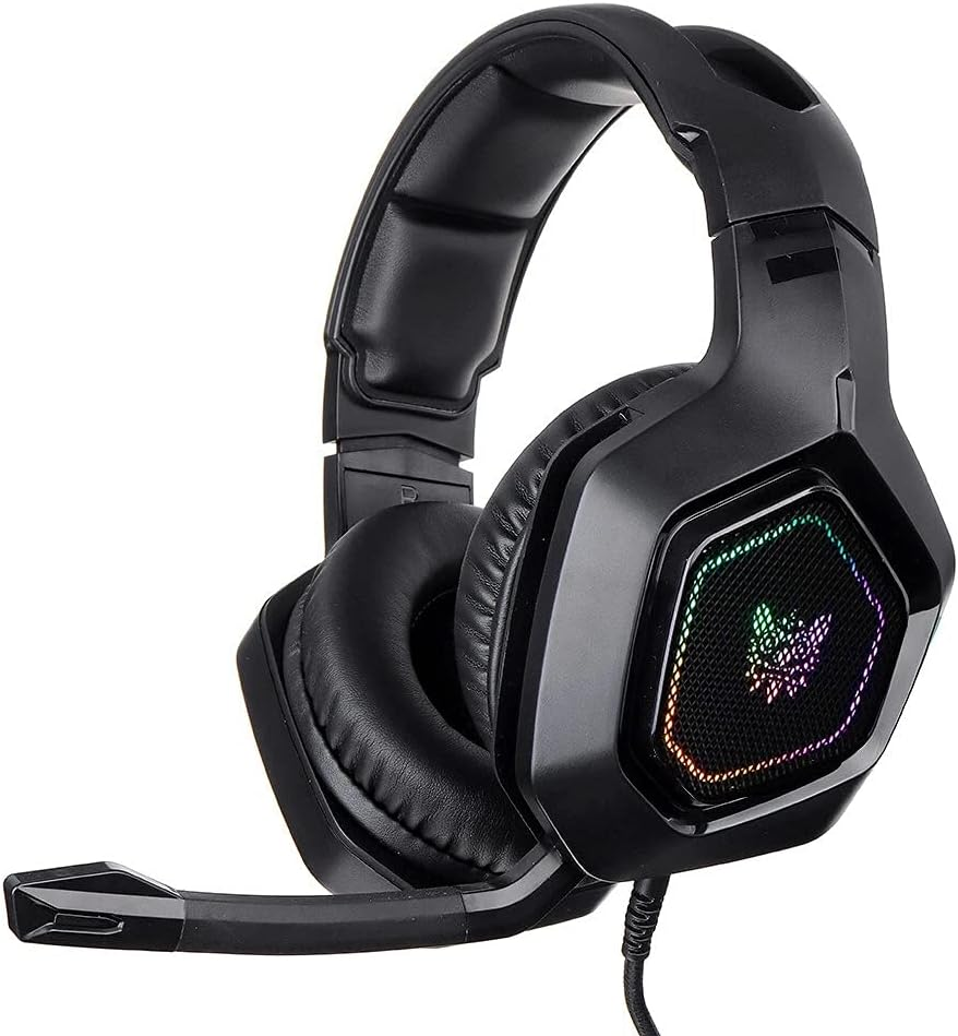 Onikuma K10 Wired RGB Gaming Headset - Black