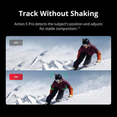 Osmo Action 5 Pro Hiking Combo, Waterproof Action Camera with 1/1.3" Sensor, 4K/120fps Video, Subject Tracking, Stabilization, 8h Extended Battery Life with 2 Batteries, Hiking Accessories