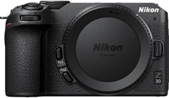 Nikon Z30 Mirrorless Digital Camera (Body Only) (1737) INTL Model with 64GB Extreme PRO Card + EN-EL25 Extra Battery + Photo Editing Software + Camera Bag + Cleaning Kit + More