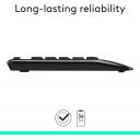 Logitech MK345 Wireless Combo Full-Sized Keyboard with Palm Rest and Comfortable Right-Handed Mouse, 2.4 GHz Wireless USB Receiver, Compatible with PC, Laptop,Black