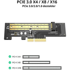 Ugreen PCIe 3.0 M.2 NVME and NGFF Reader Adapter Card