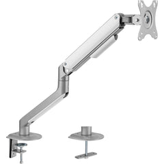 Twisted Minds Single Monitor Economical Spring-assisted Mechanism Monitor Arm, Cable Mangement, 17"- 32", 2-9kg, VESA Compatible (75x75 & 100x100) (White) | TM-63-C06 |