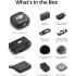 DJI Mic 3 (2 TX + 1 RX + Charging Case), Wireless Microphone for iPhone/Camera/Android, Ultralight, Adaptive Gain Control for Balanced Volume, Dual Band Anti-Interference, Vlog, 2-Port Wall Charger