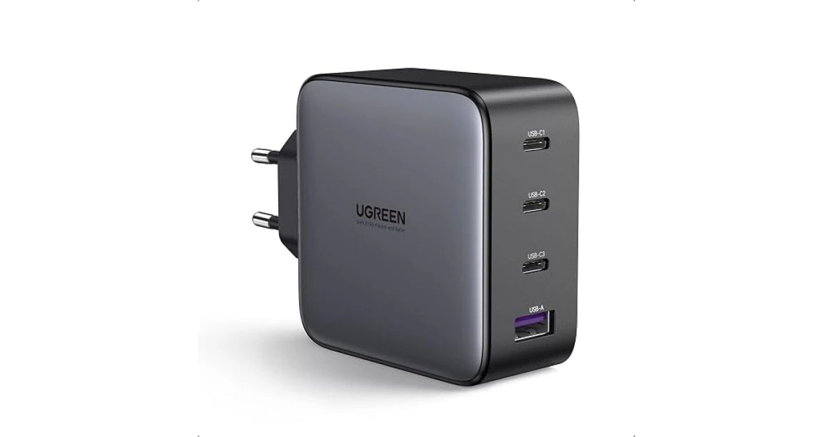 UGREEN CD226 100W GaN 4-Port Fast Charger – Black