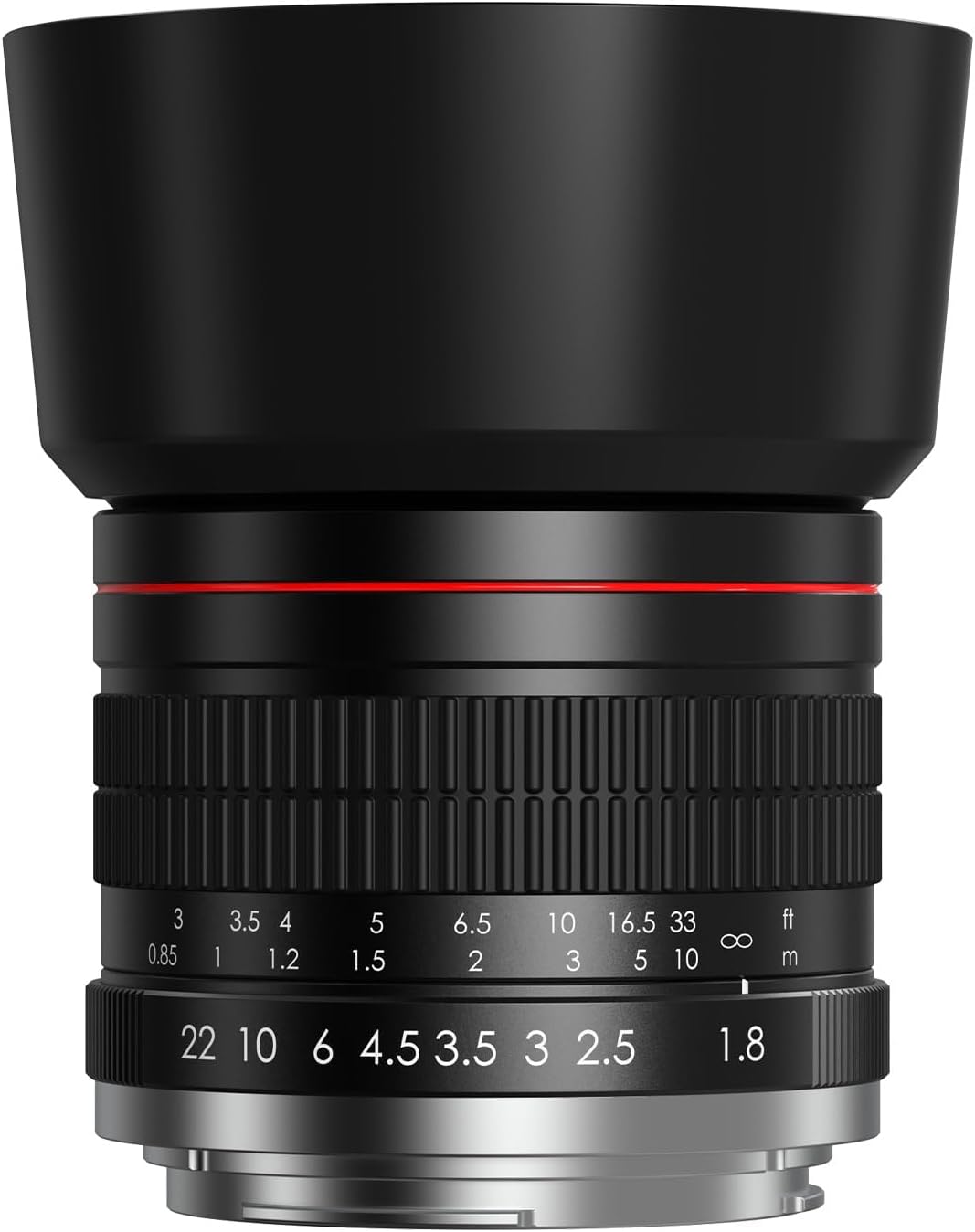 RF 85mm f1.8 Portrait Lens -MF for Canon EOS R6 Mark II/R5 Mark II/R5/R3/R7/R8/R10/RP/R6/R50/R1/R5 C/R50 V/R100/R/Ra - Manual Focus Medium Telephoto Mirrorless Cameras Lenses(RF Mount)
