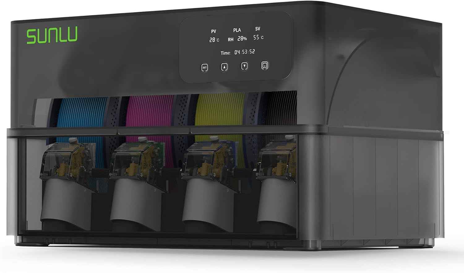 AMS Heater, Compatible with Bambu lab AMS Gen 1 – Enables Simultaneous Printing & Drying, Easy Installation, Fast Heating to 70°C, 4-Spool Capacity Filament Dryer