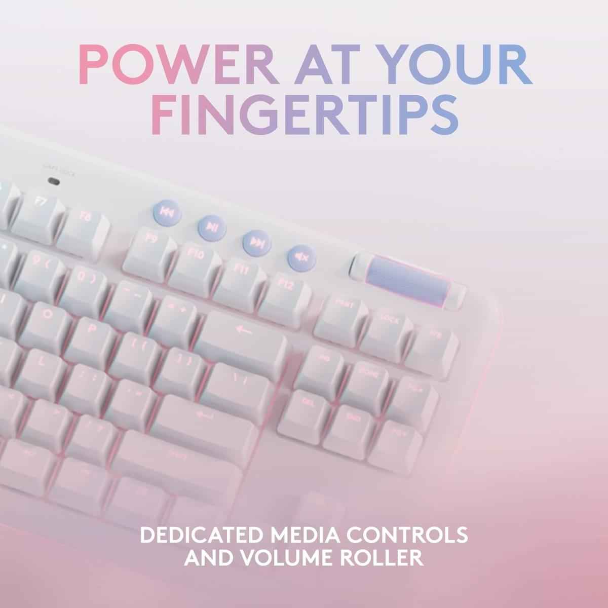 Logitech RGB wired mechanical gaming keyboard for computer setup