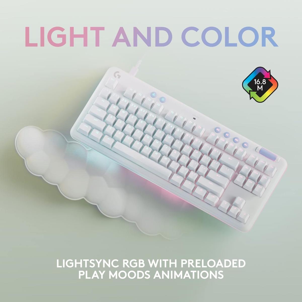 Logitech Mist G713 RGB wired mechanical gaming keyboard for computer setup
