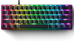 Razer Huntsman Mini 60% Clicky Optical-Mechanical (Purple Switch) Gaming Keyboard - Black