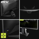 MSI MAG 255XF 24.5 Inch FHD Gaming Monitor - 1920 x 1080 Rapid IPS Panel, 300 Hz / 0.5ms (GtG, Min.),120% sRGB Colour Gamut, Frameless Design, HDR Ready - DisplayPort 1.4a, HDMI™ 2.0b(FHD@240Hz) - 3 Years Warranty