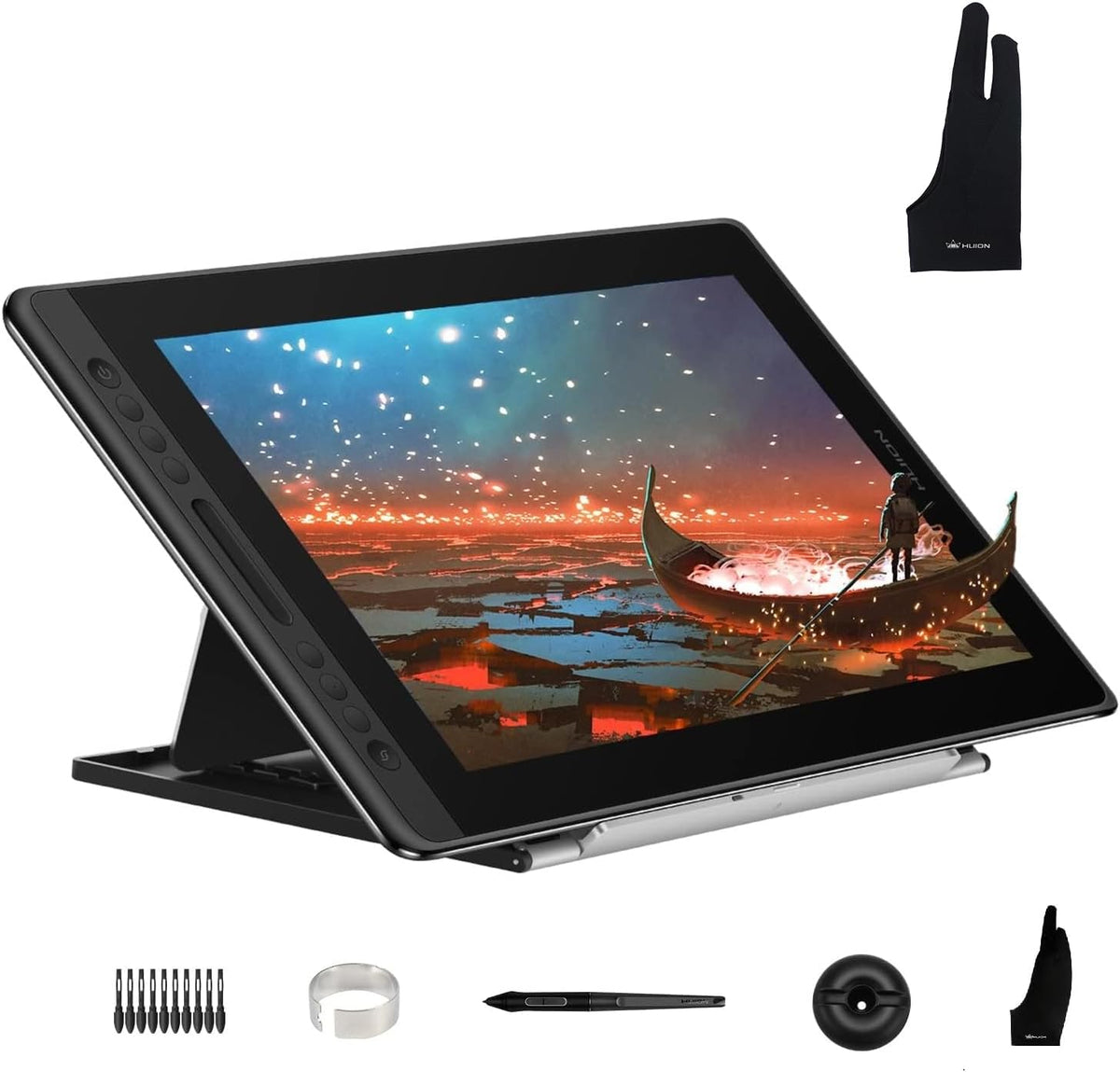 KAMVAS Pro 16 Graphics Drawing Tablet with Screen and Palm Rejection Artist Glove