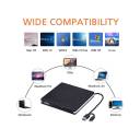 USB 3.0 Pop-up Mobile External DVD-RW Portable Drive ODD External DVD Drive ROM Player Writer for Windows Li 9.5MM Plug & Play, External DVD Drive, USB 3.0 Type-C CD DVD/RW Optical Drive USB C Burner