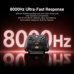 GameSir G7 Pro 8K PC Wireless Gaming Controller,Gen 2 TMR Sticks,Windows | Hall Effect Triggers, 4 Programmable Buttons, Charging Dock, Esports Controller for FPS & Competitive Gaming-Royal2 Edition