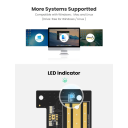 UGREEN M.2 NVMe to PCIe 3.0 x4 Adapter Card M-Key SSD 2280 2260 2242 2230 Desktop PCI Express Converter Card 70503
