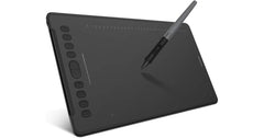 HUION Inspiroy H1161 Graphics Drawing Tablets (Pen Display), Pen tablet H1161 that boasts 220PPS report rate and 8192 levels of pressure sensitivity : For PC/MAC/ (Black)