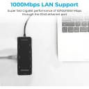 Promate USB-C Hub, 9-In-1 USB Type-C Adapter with 1000Mbps RJ45 Ethernet, 100W USB-C Power Delivery, 4K HDMI, 4 USB Ports, and TF/SD Card Slot for MacBook Pro, MacBook Air, XPS, Chromebook,PrimeHub-Go