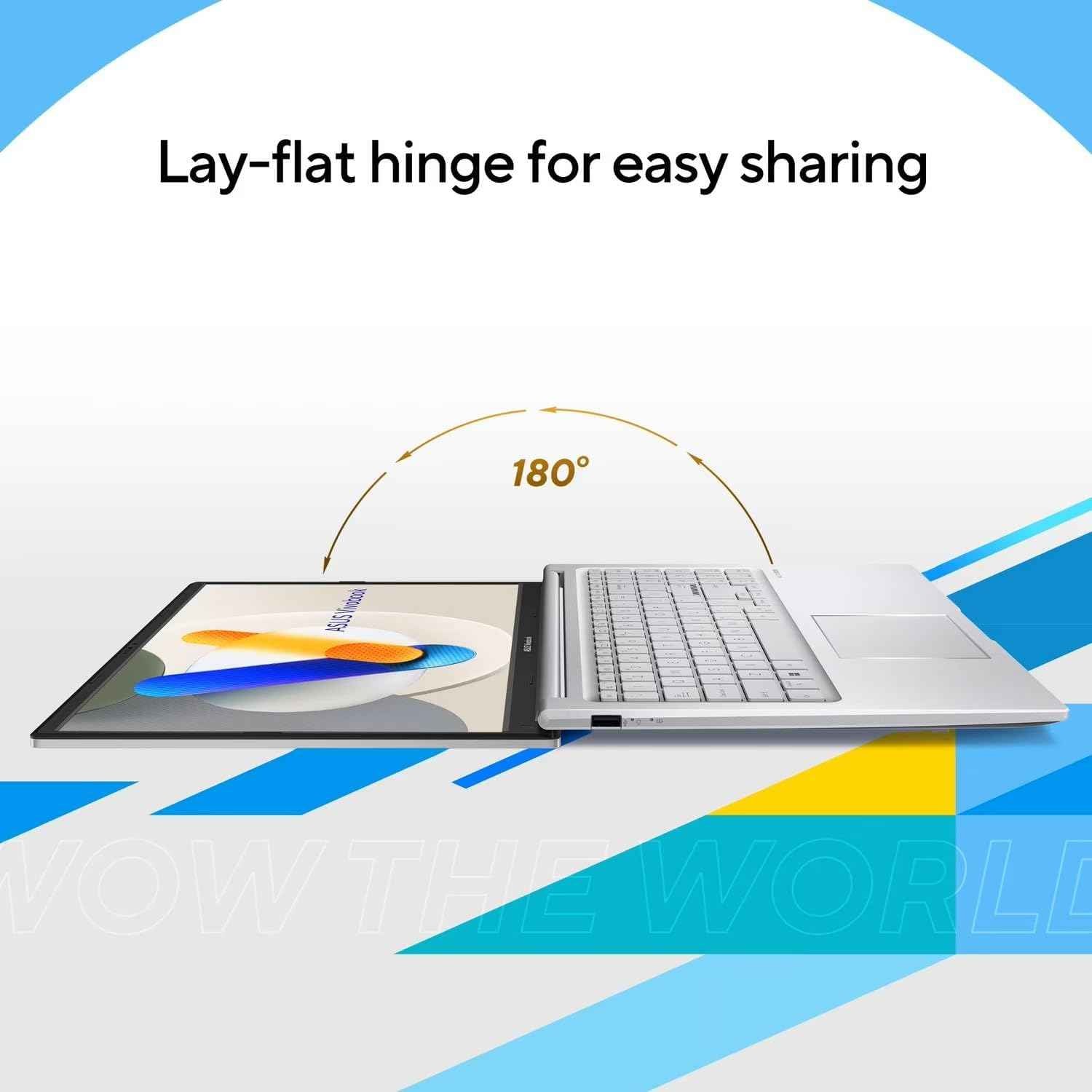 Vivobook 15 15.6" FHD Laptop, Intel 10-Core i5 1334U, 16GB RAM 512GB SSD, Intel Iris Xe Graphics Backlit Keyboard Win 11 WiFi 6 Bluetooth 5.2 Computer for Creator Business Gaming w/GM Accessory