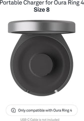Ring 4 Charging Case - Size 8 - Up to 5 Oura Ring Charges