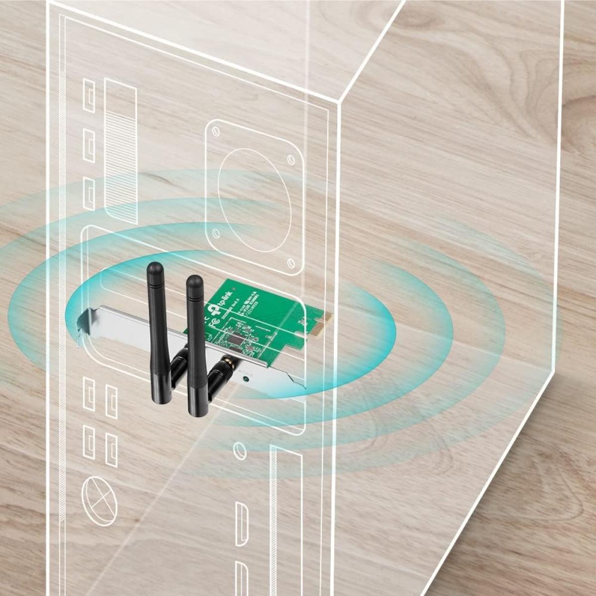 TP - Link TL - WN881ND wireless Wi - Fi PCIe adapter for device connectivity