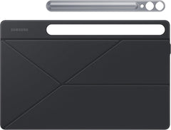 Galaxy Tab S10+ | S9+ | S9FE+ Smart Book Cover, Tablet Protector Case, Landscape and Portrait Stand Options, Detachable Magnetic Back, Auto Screen On/Off, US Version, Black