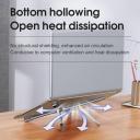 Portable Laptop Stand with Hidden Docking Station - Adjustable, Foldable, USB-C Ports, USB PD - Enhance Your Workstation Today, Grey