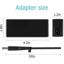 65W AC Charger – Compatible with HP EliteDesk, ProDesk, Pavilion, ProBook Series, 7.4×5.0mm Connector