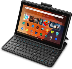 Like-New Amazon Fire HD 10 Tablet (32 GB, Black) Keyboard Case Bundle