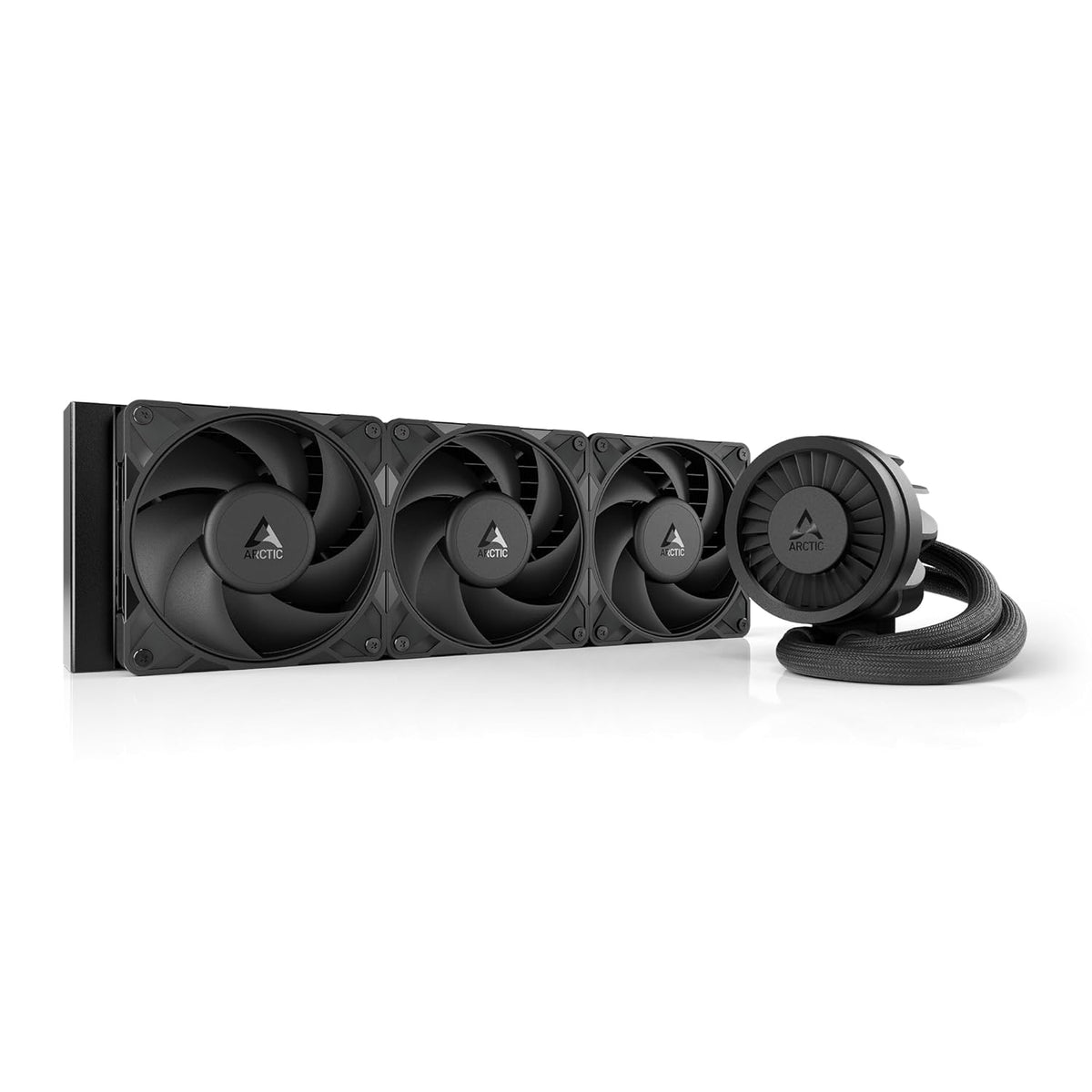 Liquid Freezer III Pro 360 - AIO CPU Cooler, 3 x 120 mm Water Cooling, 38 mm Radiator, PWM Pump, VRM Fan, AMD AM5/AM4, Intel LGA1851/1700 Contact Frame - Black